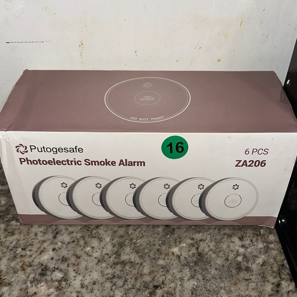 Photoelectric Smoke Alarm - White
